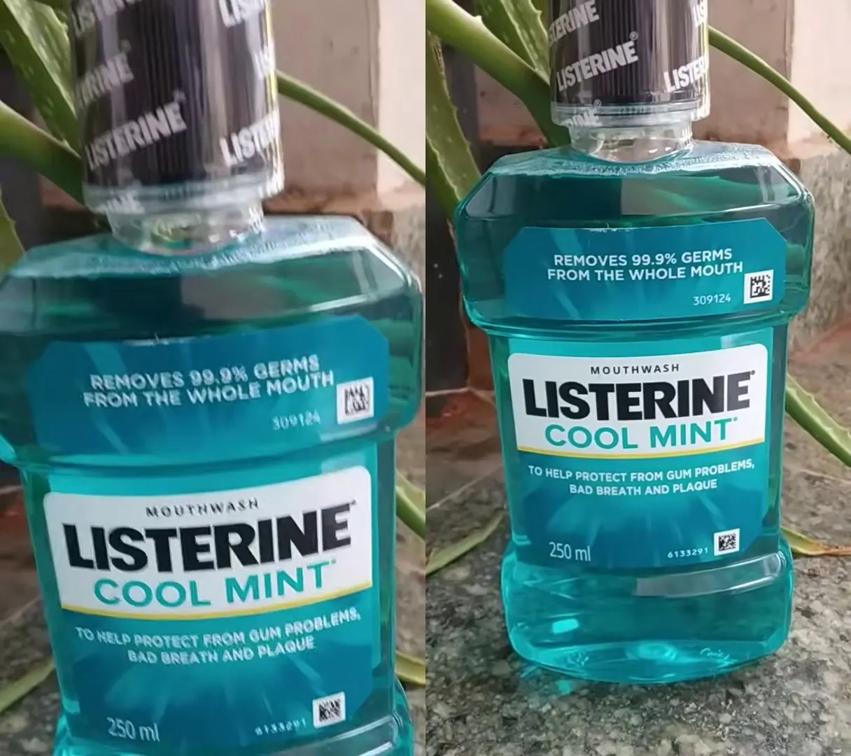 Cap Doi Nuoc Suc Mieng Listerine Cool Mint Zero 750Ml