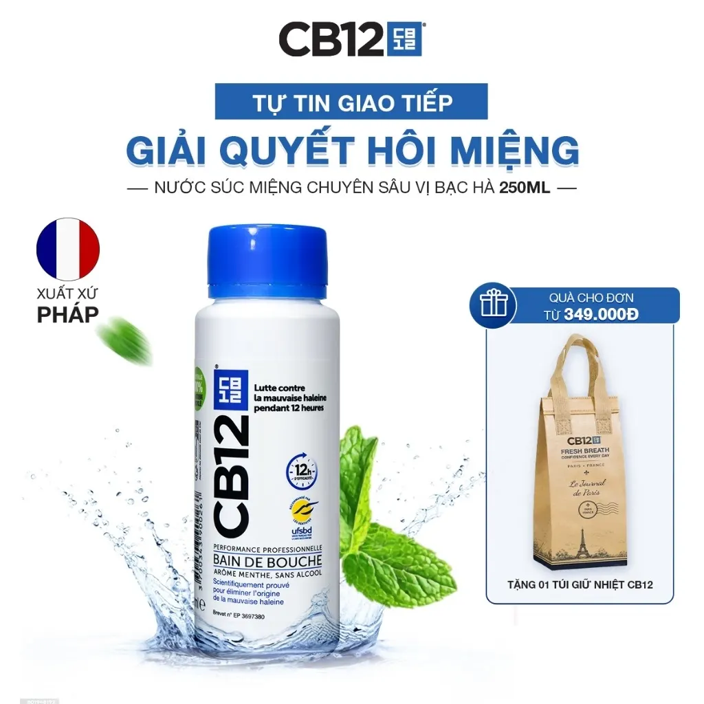 Danh Gia Nuoc Suc Mieng Cb12 Mint 250Ml Dat Xat Ra Mieng Hay Chi La Loi Don Ve 12 Gio Thom Mat