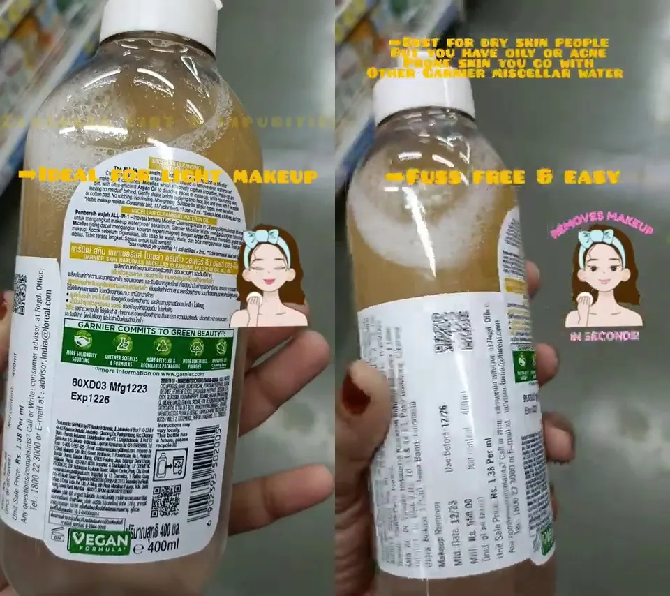 Garnier Vang Oil Infused 400Ml