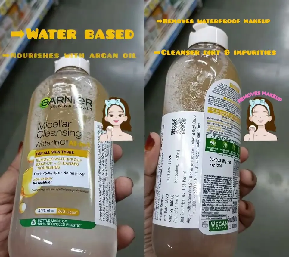 Garnier Vang Oil Infused 400Ml