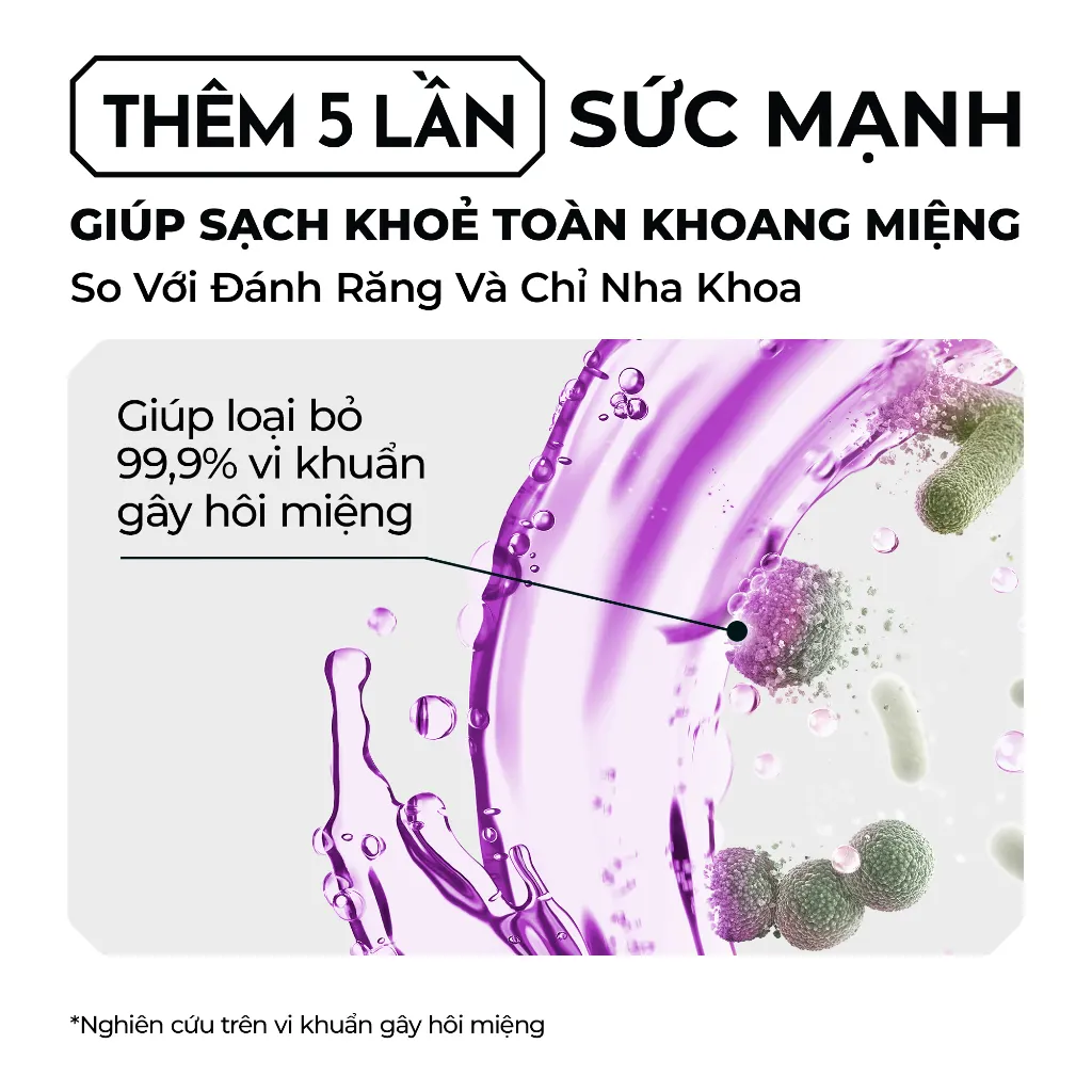 Nước súc miệng chăm sóc toàn diện Listerine Total Care Mouthwash 750ml - ảnh chi tiết 3