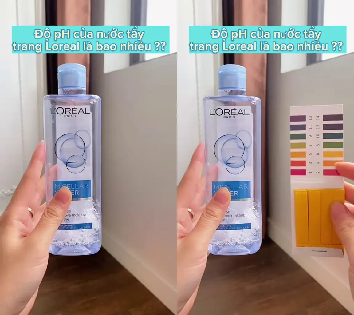 O Ph Cua Nuoc Tay Trang Loreal Paris 3In1 Nuoc Tay Tran