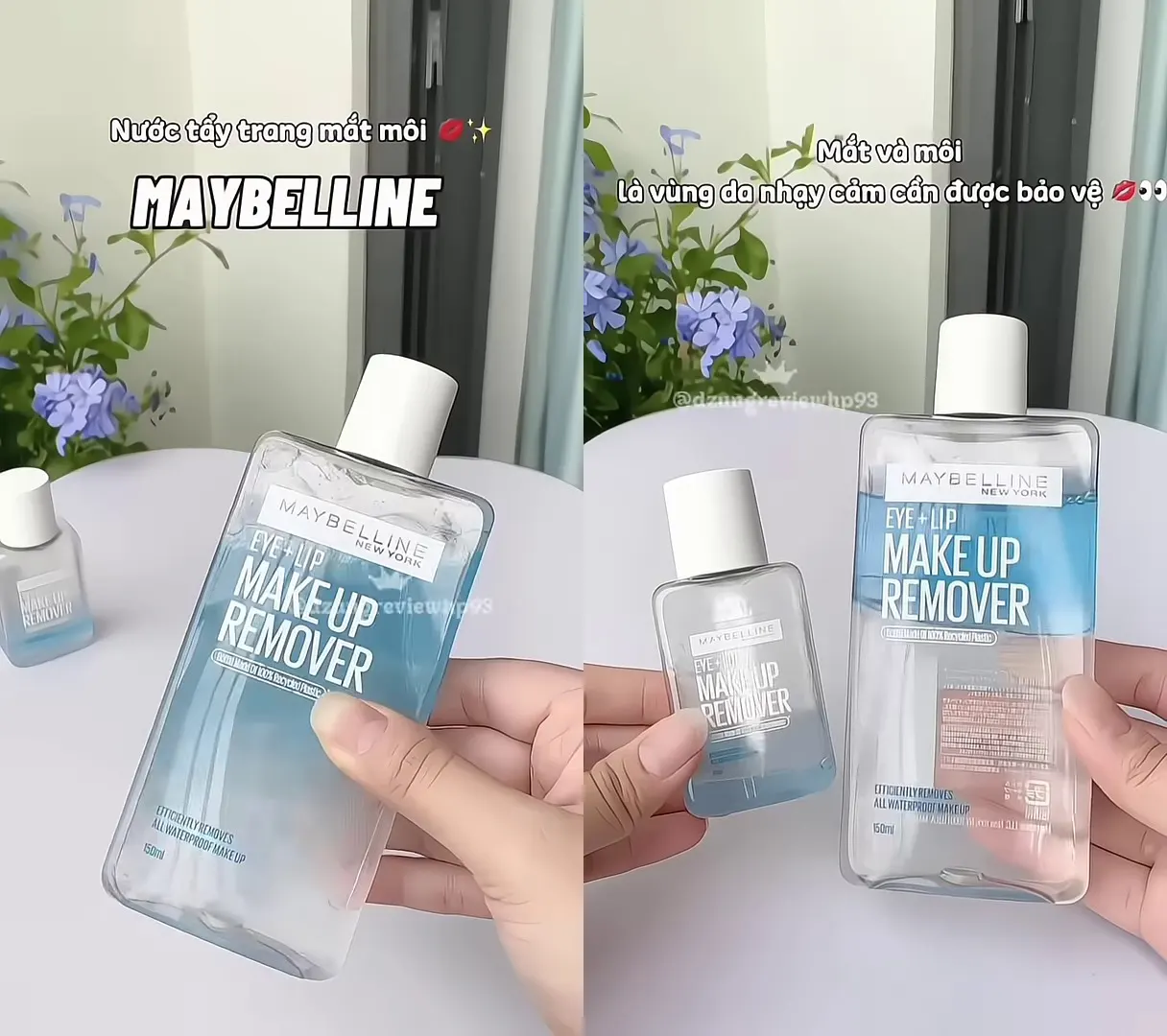 Đánh Giá Tẩy Trang Mắt Môi Maybelline 150ml